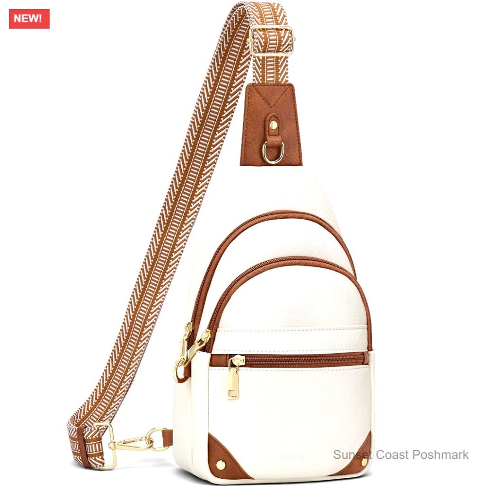 Anti Theft RFID Sling Bag Crossbody Purse Travel Fanny Pack Adjustable Strap